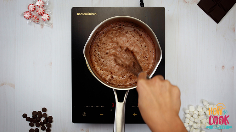 Homemade hot cocoa