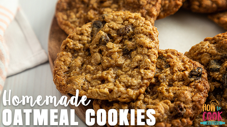 Oatmeal cookie recipe